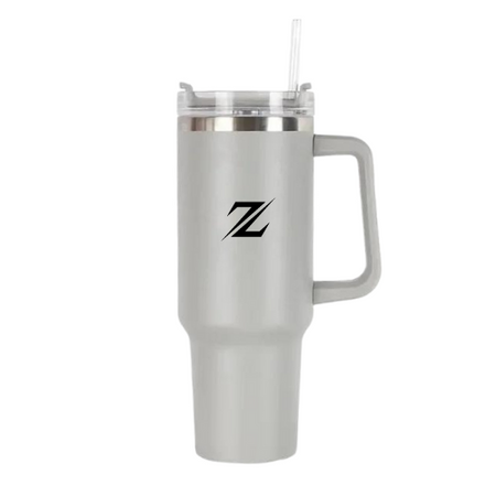 Stainless Steel Quencher H2.0 Flow State™ Tumbler | 40 OZ | Light Grey