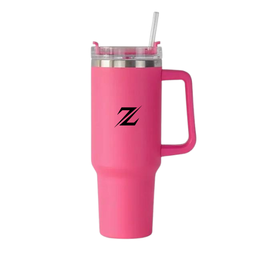 Stainless Steel Quencher H2.0 Flow State™ Tumbler | 40 OZ | Shocking Pink