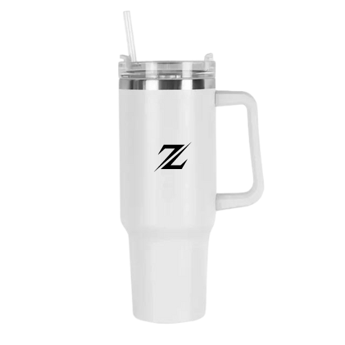 Stainless Steel Quencher H2.0 Flow State™ Tumbler | 40 OZ | White