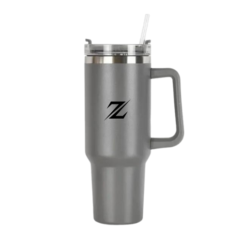 Stainless Steel Quencher H2.0 Flow State™ Tumbler | 40 OZ | Charcoal Grey