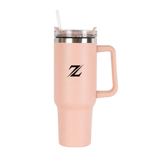 Stainless Steel Quencher H2.0 Flow State™ Tumbler | 40 OZ | Peach Pink