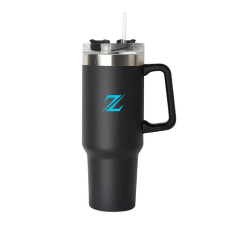 Stainless Steel Quencher H2.0 Flow State™ Tumbler | 40 OZ | Black